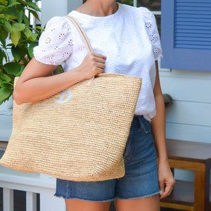 J. Crew Factory White Eyelet Puff Sleeve Top